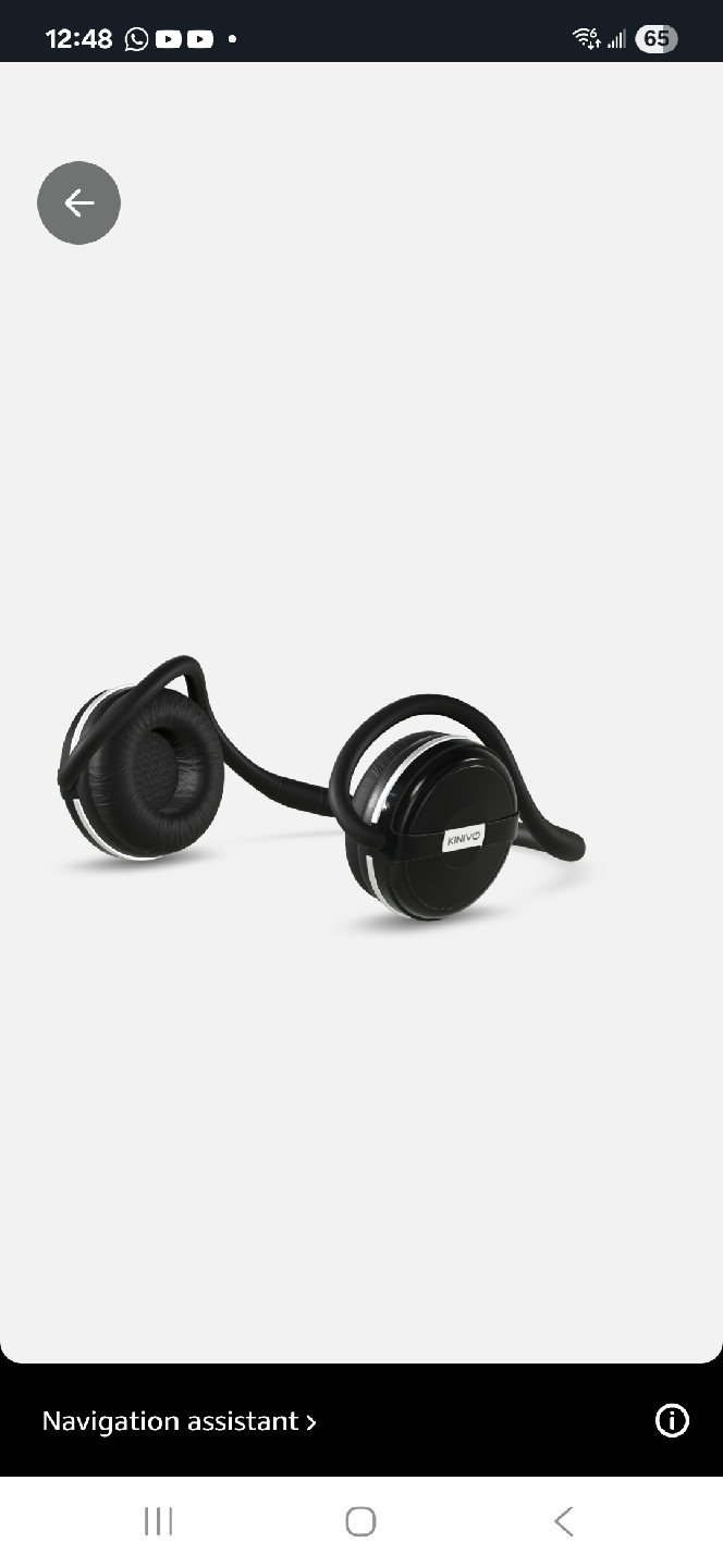 Kinivo BTH240 Midnight Black Bluetooth Headphones - NEW - photo 3