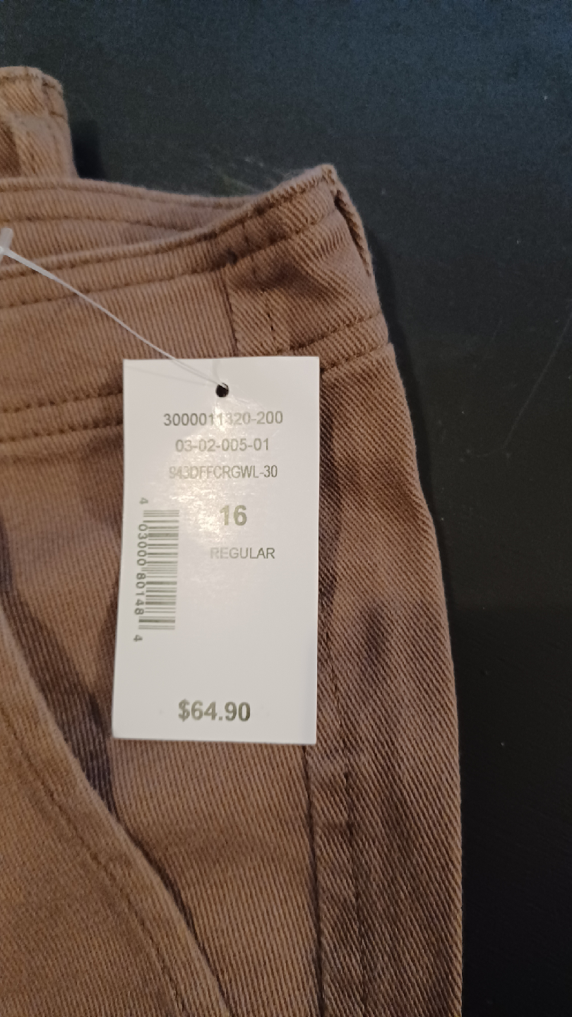 New Style & Co. Brown Cargo Pants - Size 16 - photo 2