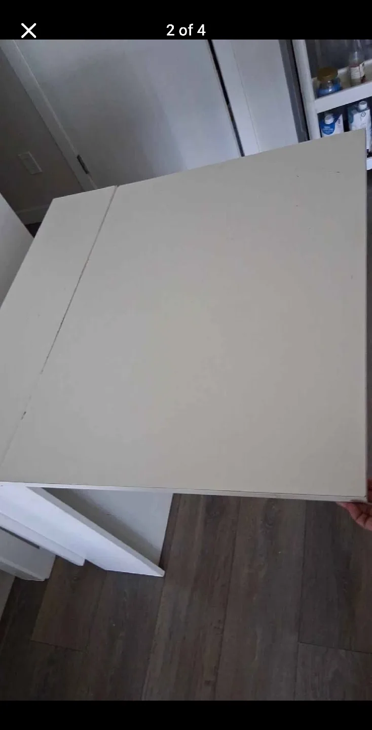 asap sale drop leaf White Folding Table thumbnail