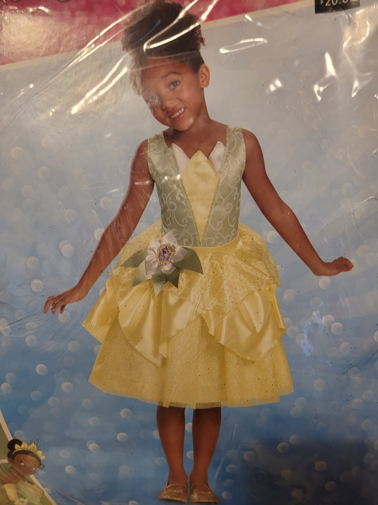 Halloween Princess Tiana Costume - Size M (7-8) - photo 5