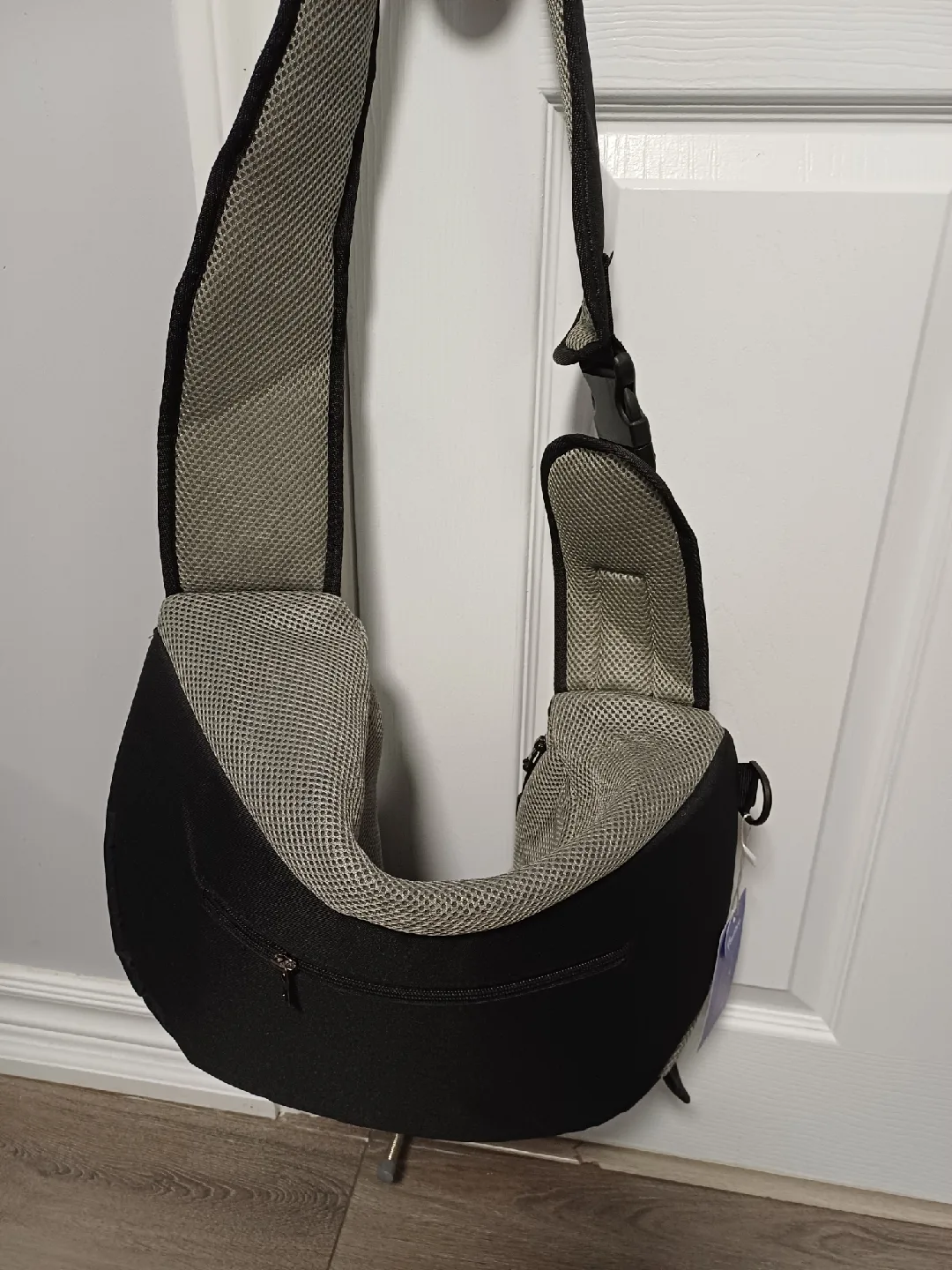 PAWABOO-Pet Carrier Sling Bag - Black & Grey image indicator(5)