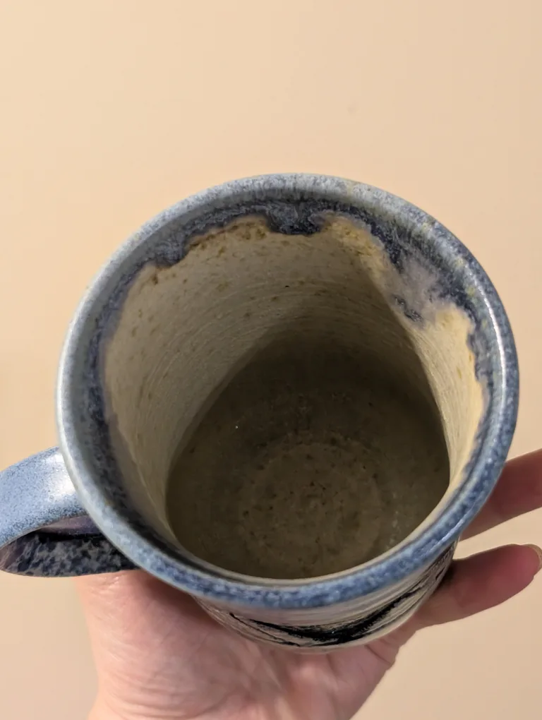 DIAKOW Pottery Mug - Blue image indicator(2)