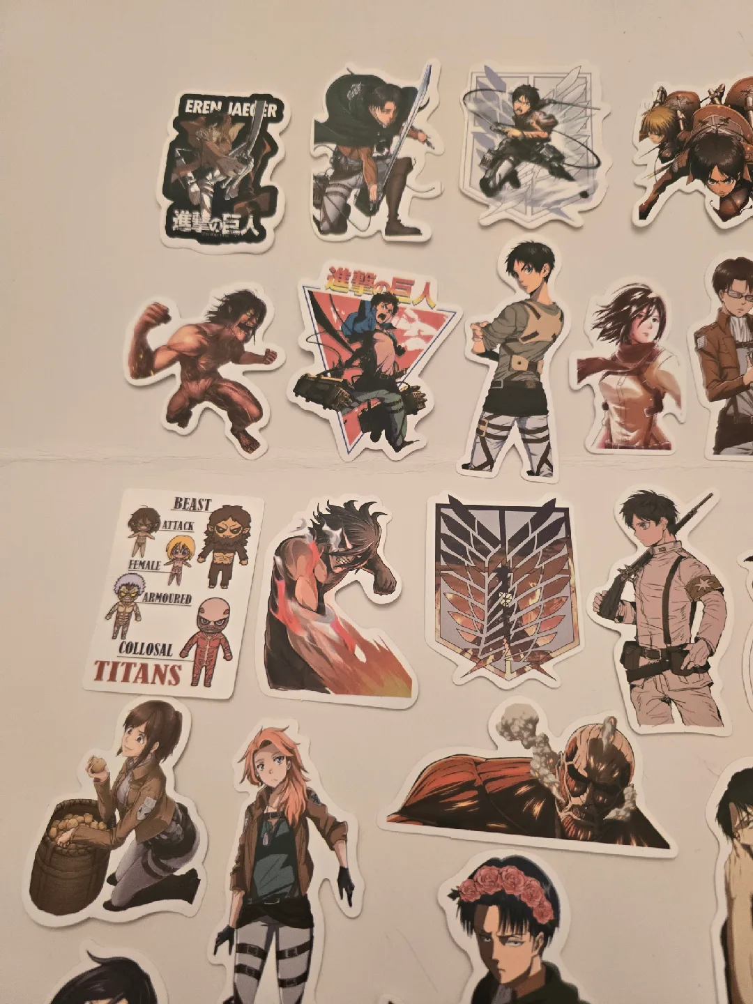Attack on Titan Vinyl Stickers image indicator(2)