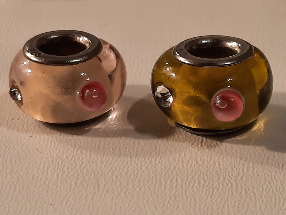 Selection 925 silver of Glass European Style Beads image indicator(6)