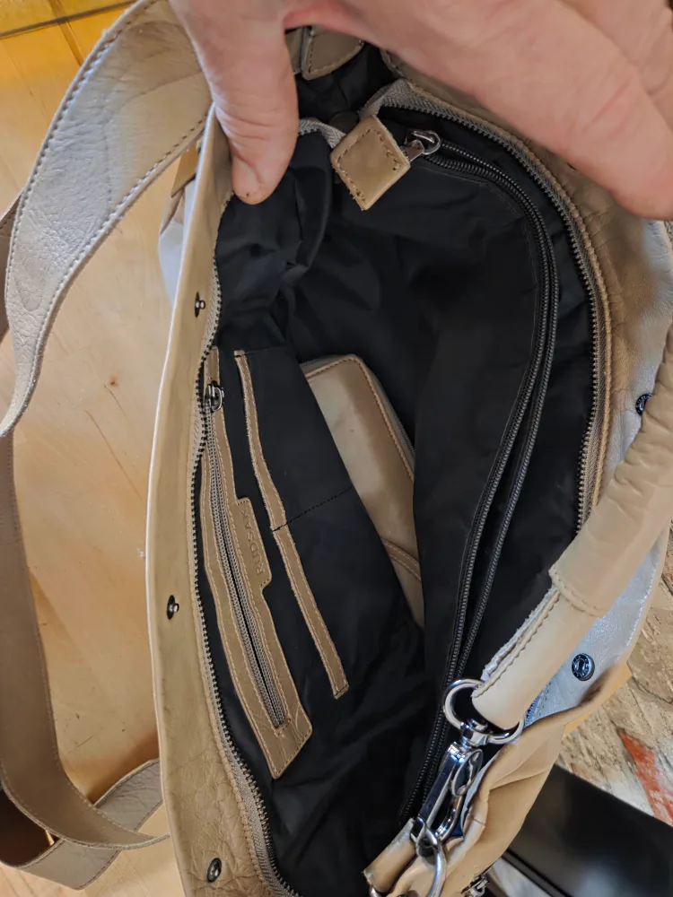 Rudsak Beige Leather Shoulder Bag image indicator(3)