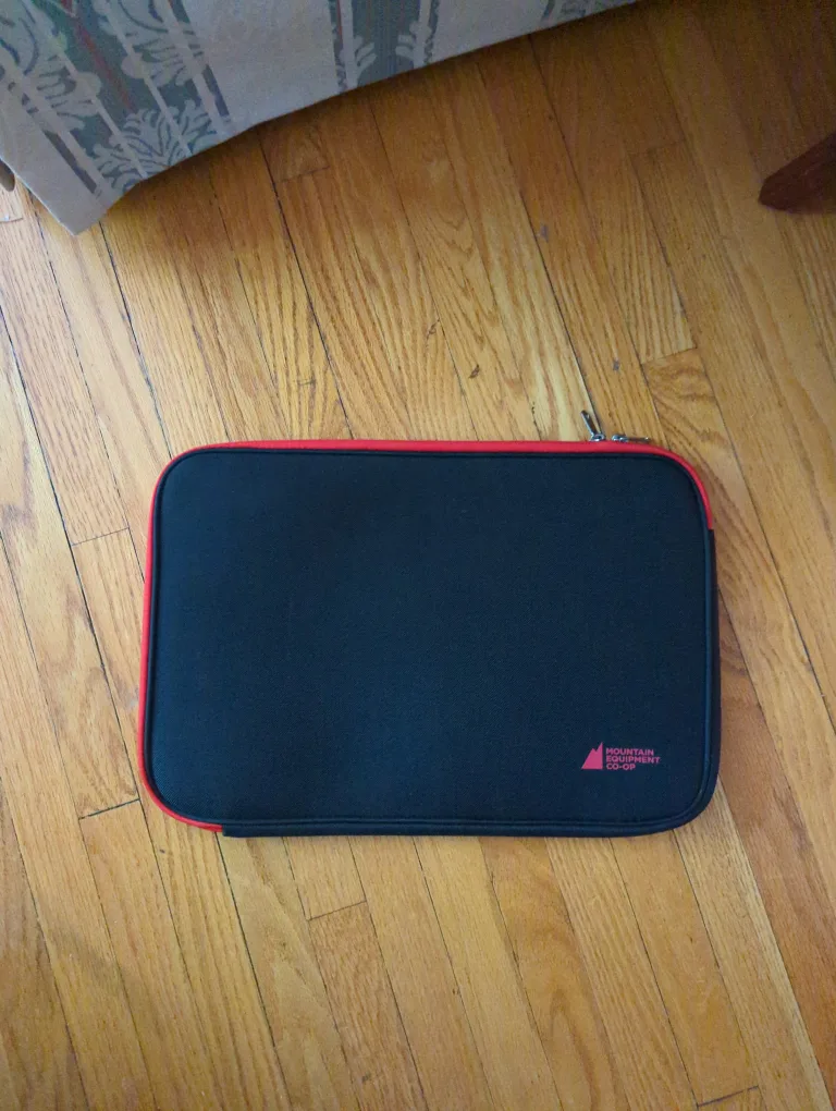 MEC Laptop Sleeve - Black with Red Trim 🥕 thumbnail