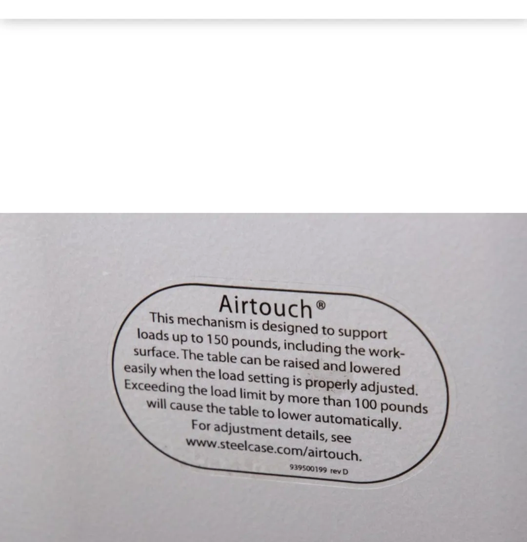 Steelcase Airtouch Adjustable Standing Desk image indicator(4)