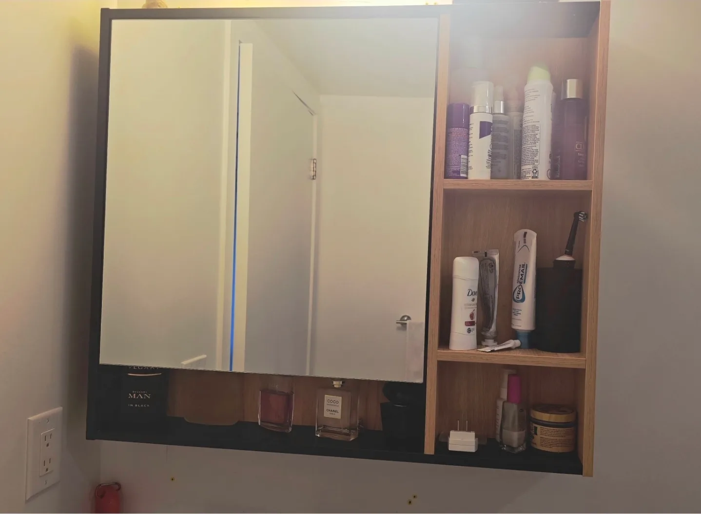 Moving Sale - Bathroom Vanity with Mirror and Shelves image indicator(2)