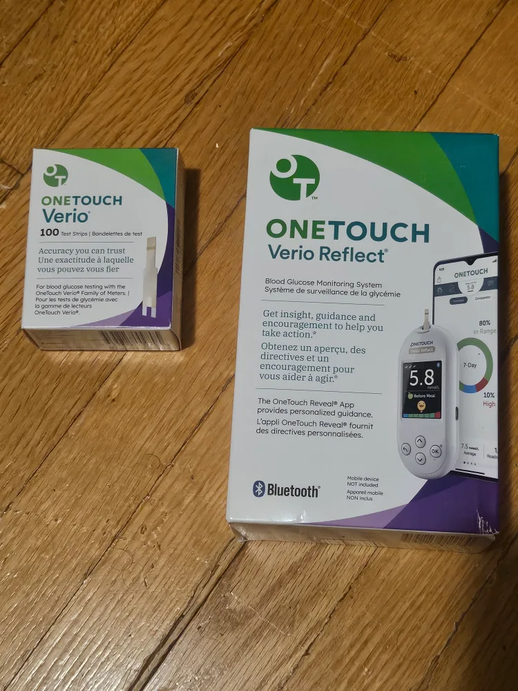 Diabetic OneTouch Verio Reflect & Test Strips thumbnail