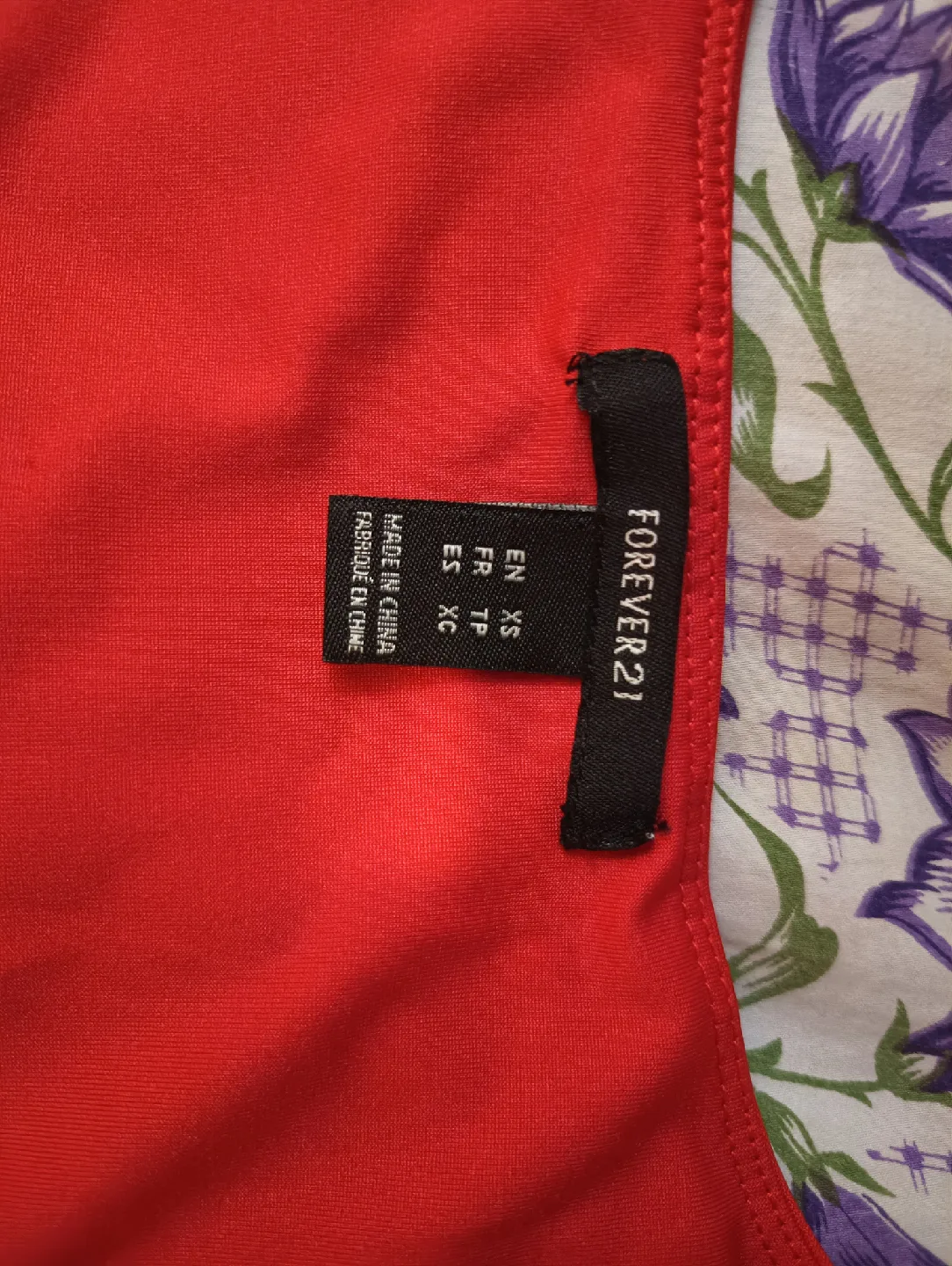 Forever 21 Red Tank Top - Size XS image indicator(2)