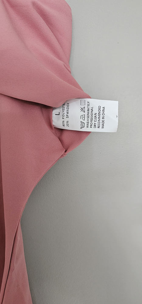 New brand Pink Tie Back Top - Size L nazgol - photo 3