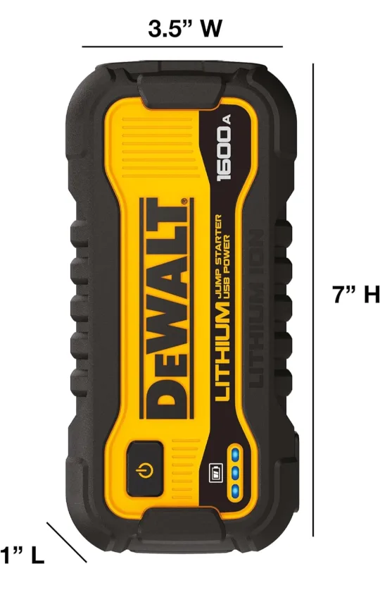 DeWalt 1600 Peak Amp Jump Starter image indicator(4)