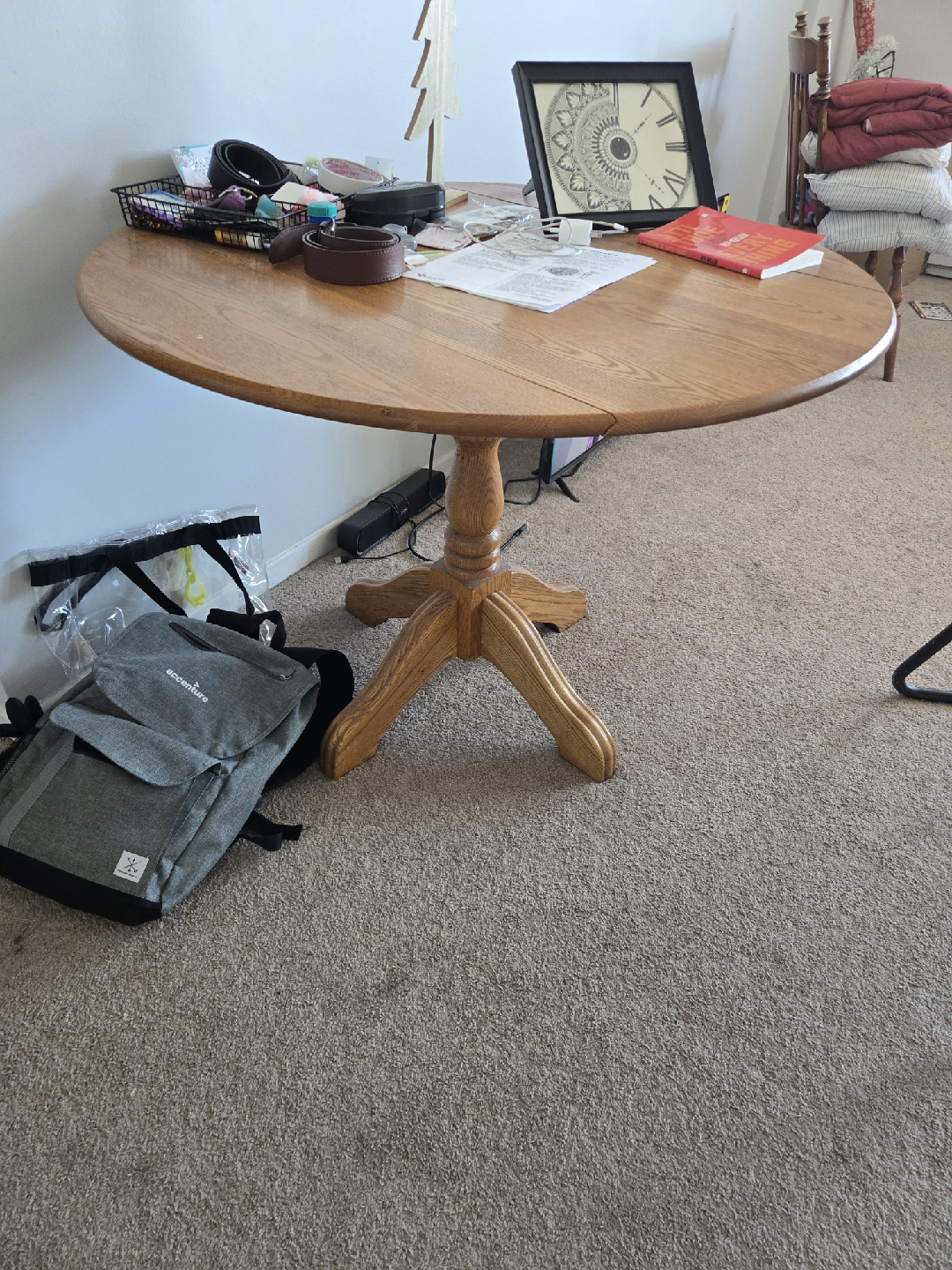Round Wooden Dining Table