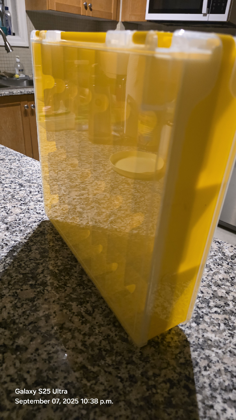 Yellow Storage double sided Organizer with Lid - photo 5