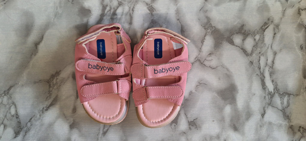 Babyoye Pink Sandals - Size 25