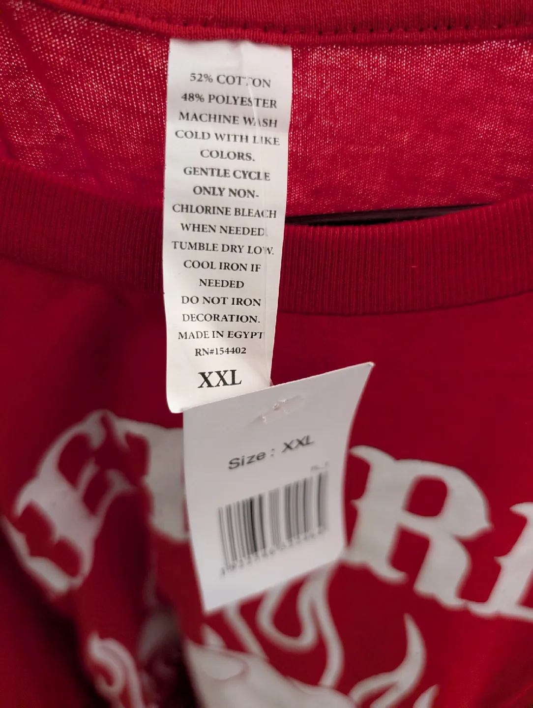 Brand New Red Retired Cowboy Arizona Graphic T-Shirt XXL image indicator(2)