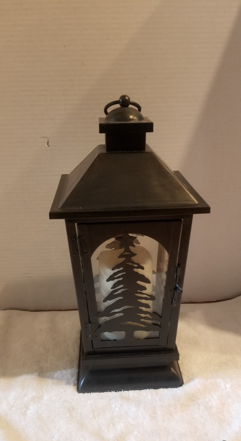 Black Metal Christmas Tree Lantern - photo 5