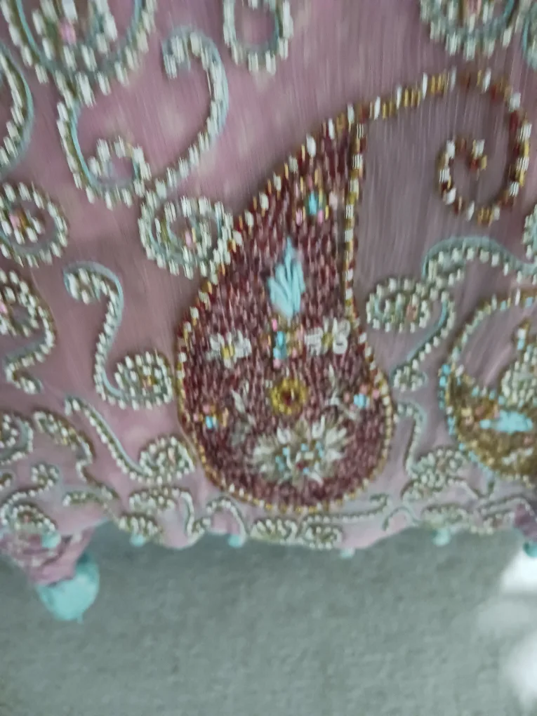 Pink & Turquoise Embellished Salwar Kameez image indicator(2)