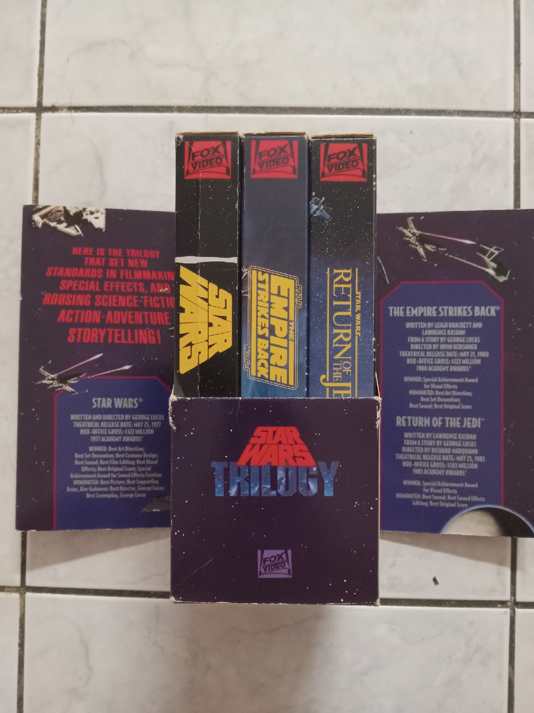 Star Wars Trilogy VHS Tapes - Fox Video - photo 3