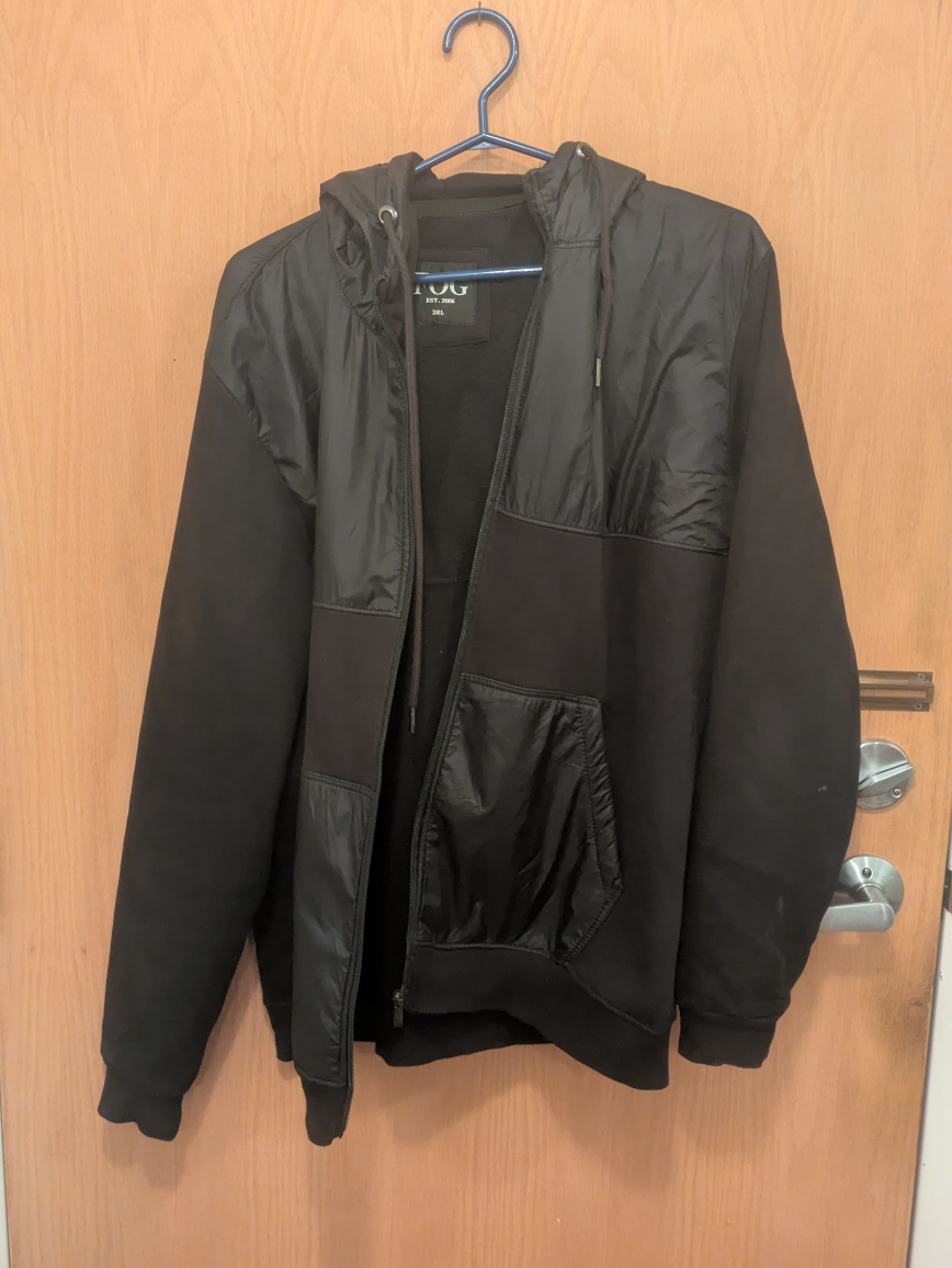 FOG Essentials Black Hoodie - 3XL