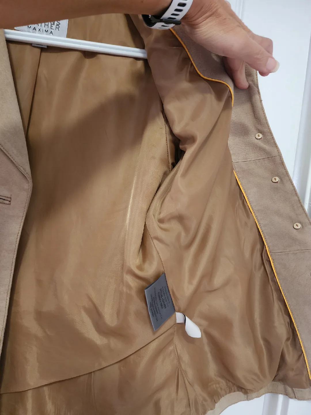 WOMEN'S Wilson's Leather Maxima Suede Jacket - Size Small image indicator(3)