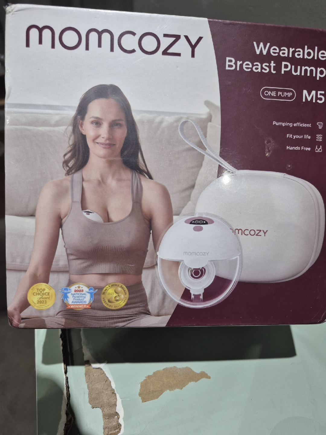 Momcozy M5 Wearable Breast Pump - One Pump