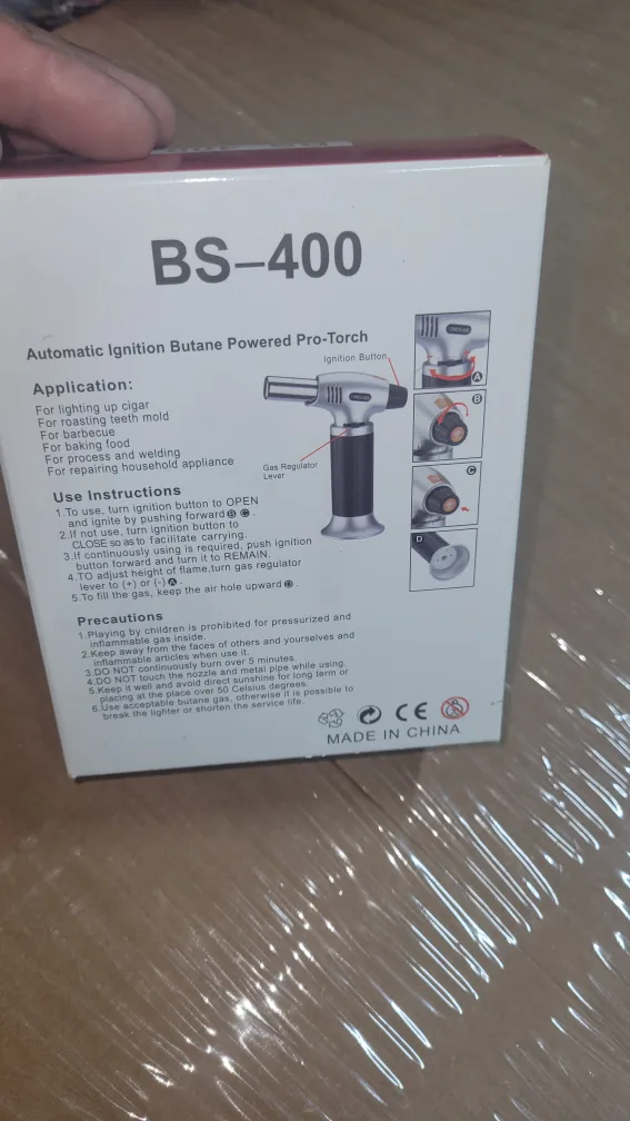 BS-400 Automatic Ignition Butane Powered Pro-Torch image indicator(3)