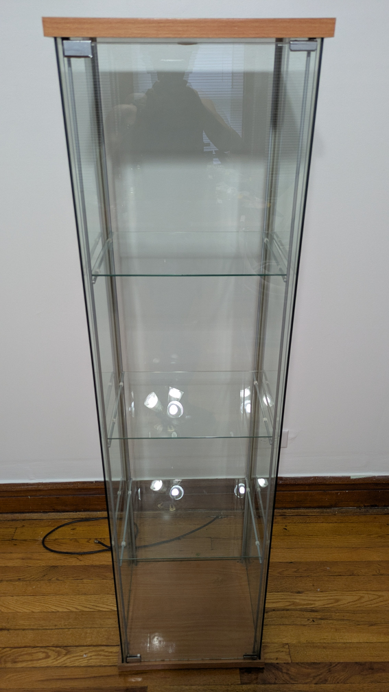 Tall Glass Display Cabinet