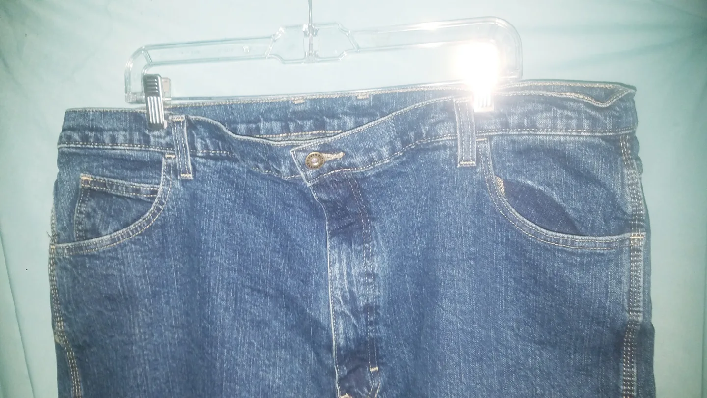 Dickies Blue Denim Carpenter Jeans Mens Size 40 x 30 image indicator(2)