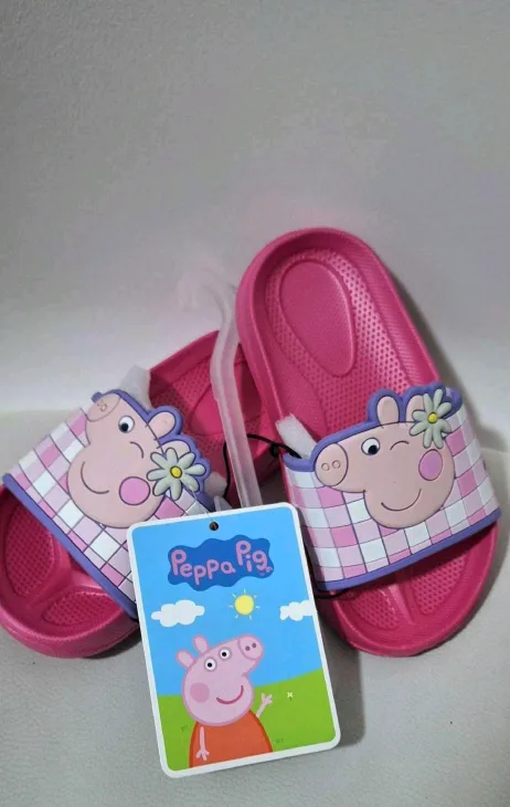 Peppa Pig Pink Sandals - New with tags Size 7 thumbnail