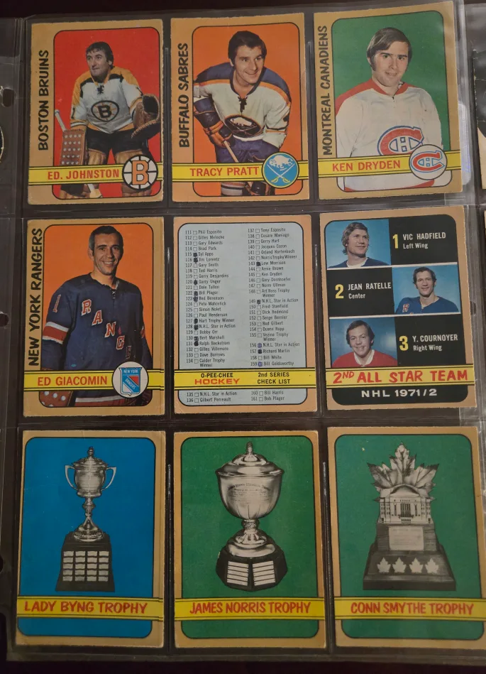 Vintage 72/73 OPC.Hockey Cards - Dryden second year. image indicator(5)