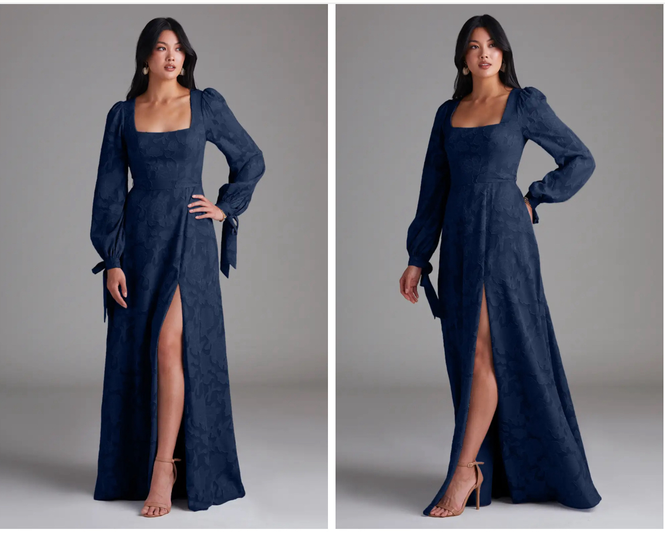 Navy Blue Formal Dress