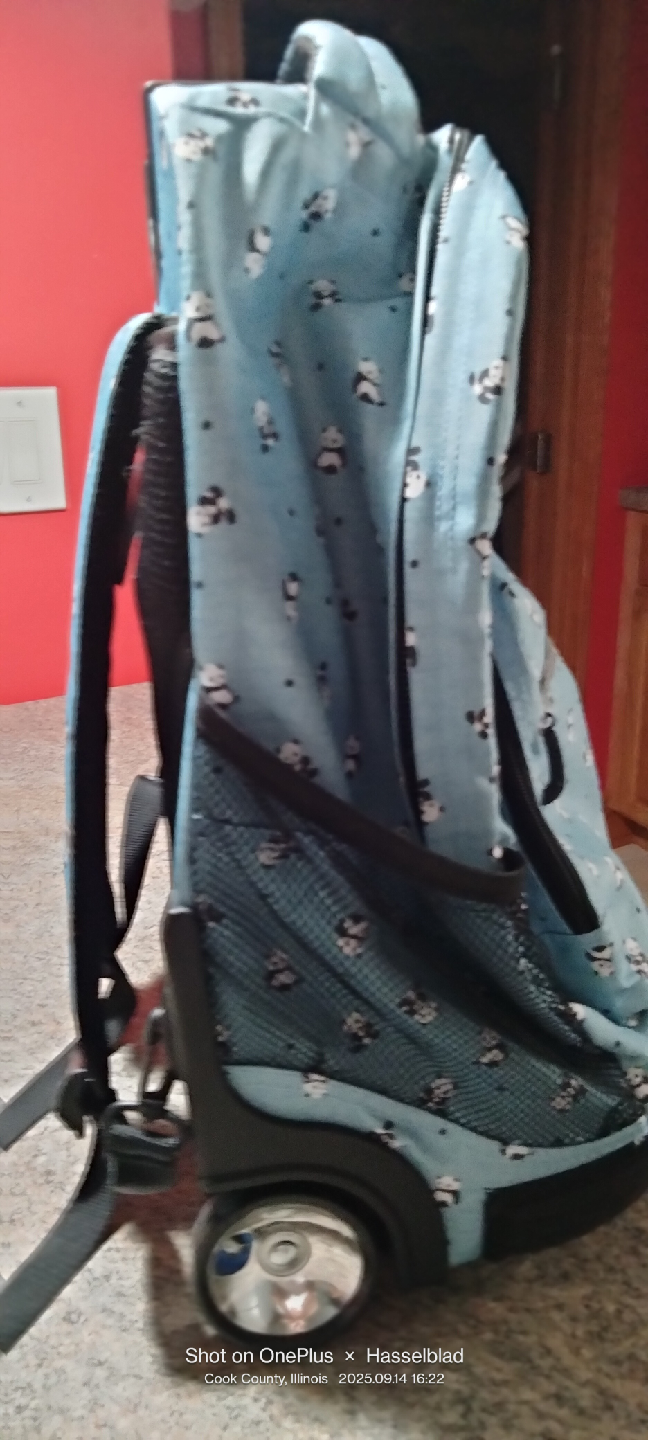 J World Rolling Backpack - Panda - photo 3