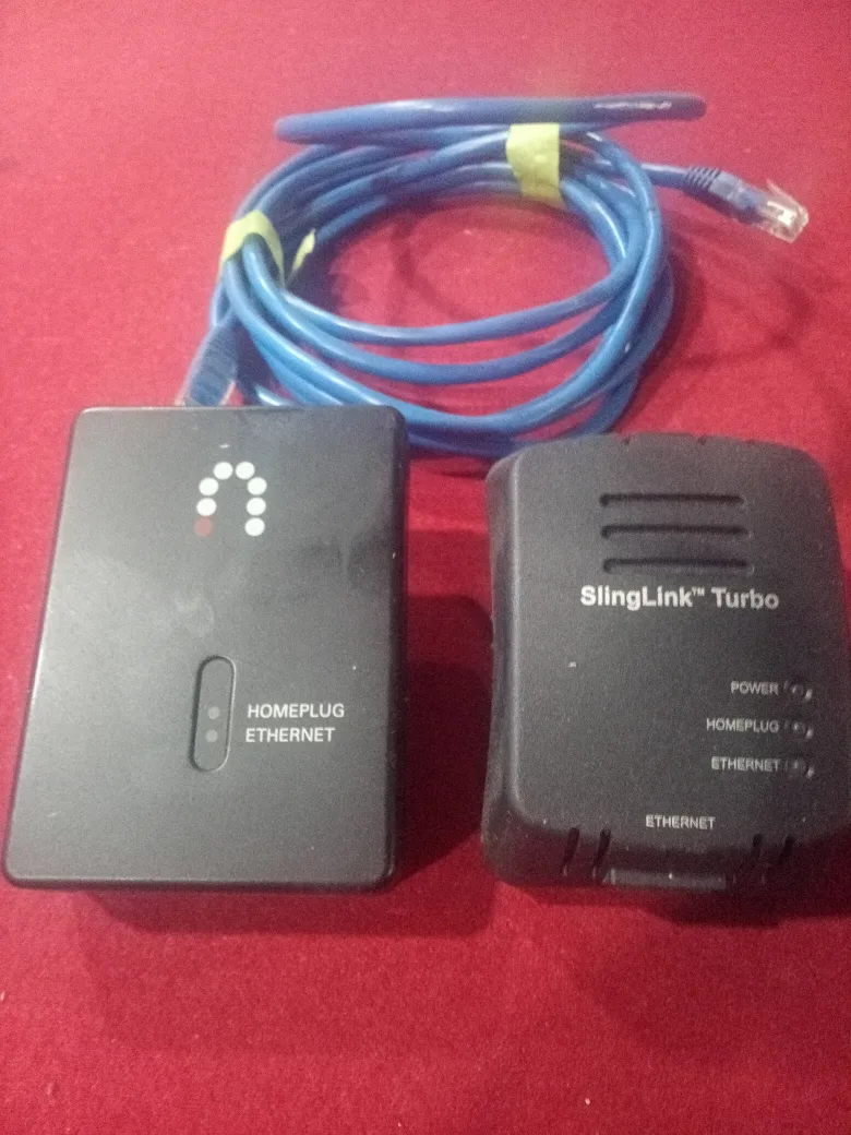 SlingLink Turbo HomePlug electrical plug2plug Adapter Set. thumbnail