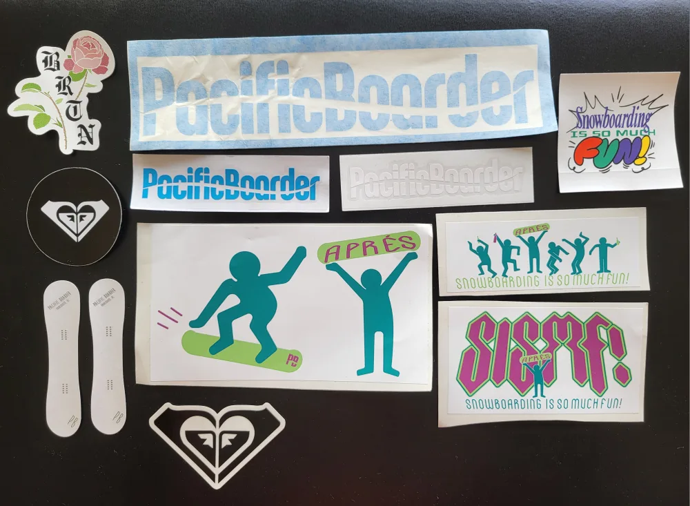 NEW Snowboarding Stickers thumbnail
