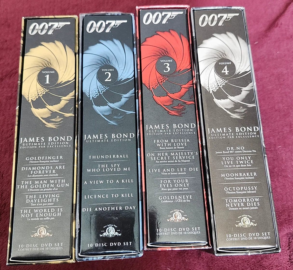 James Bond Ultimate Edition DVD Set Volumes 1-4 image indicator(2)