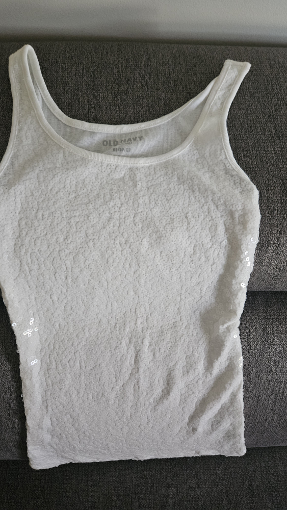 Old Navy White Tank Top, Size XS🥕 - photo 2