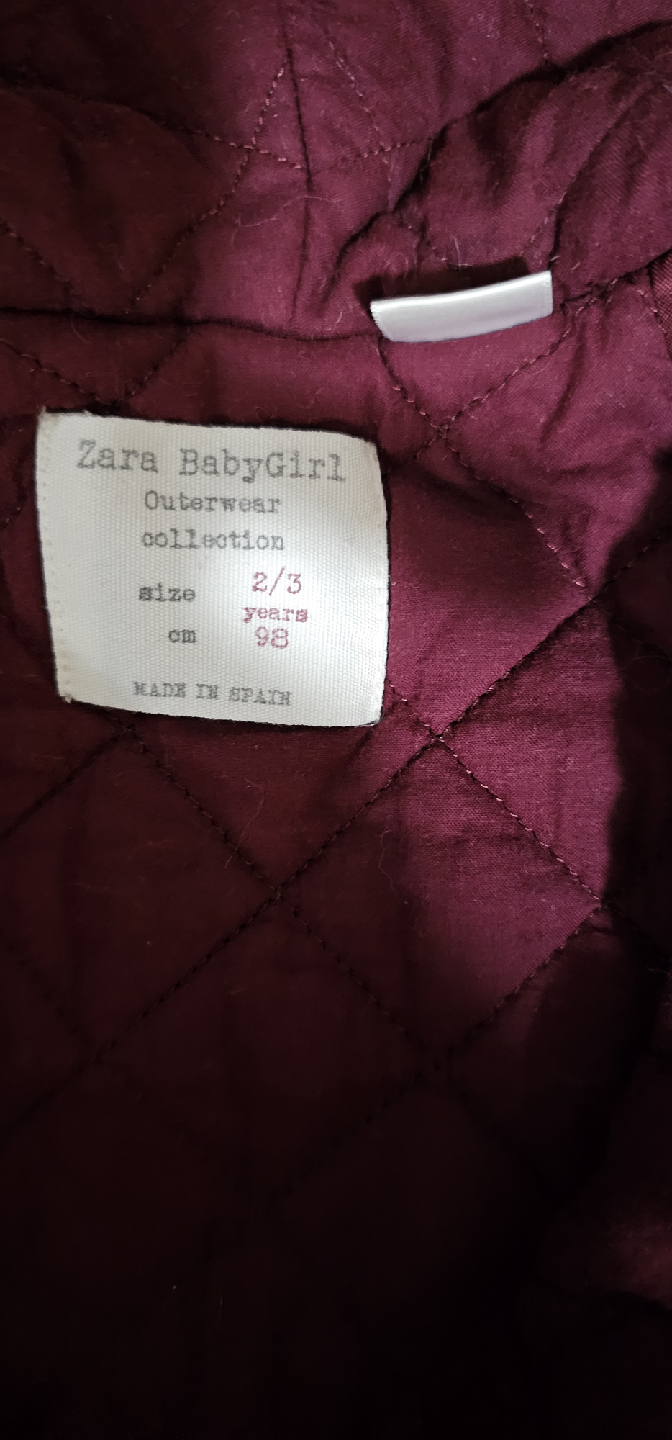 Zara BabyGirl Outerwear - Size 2/3 - photo 2