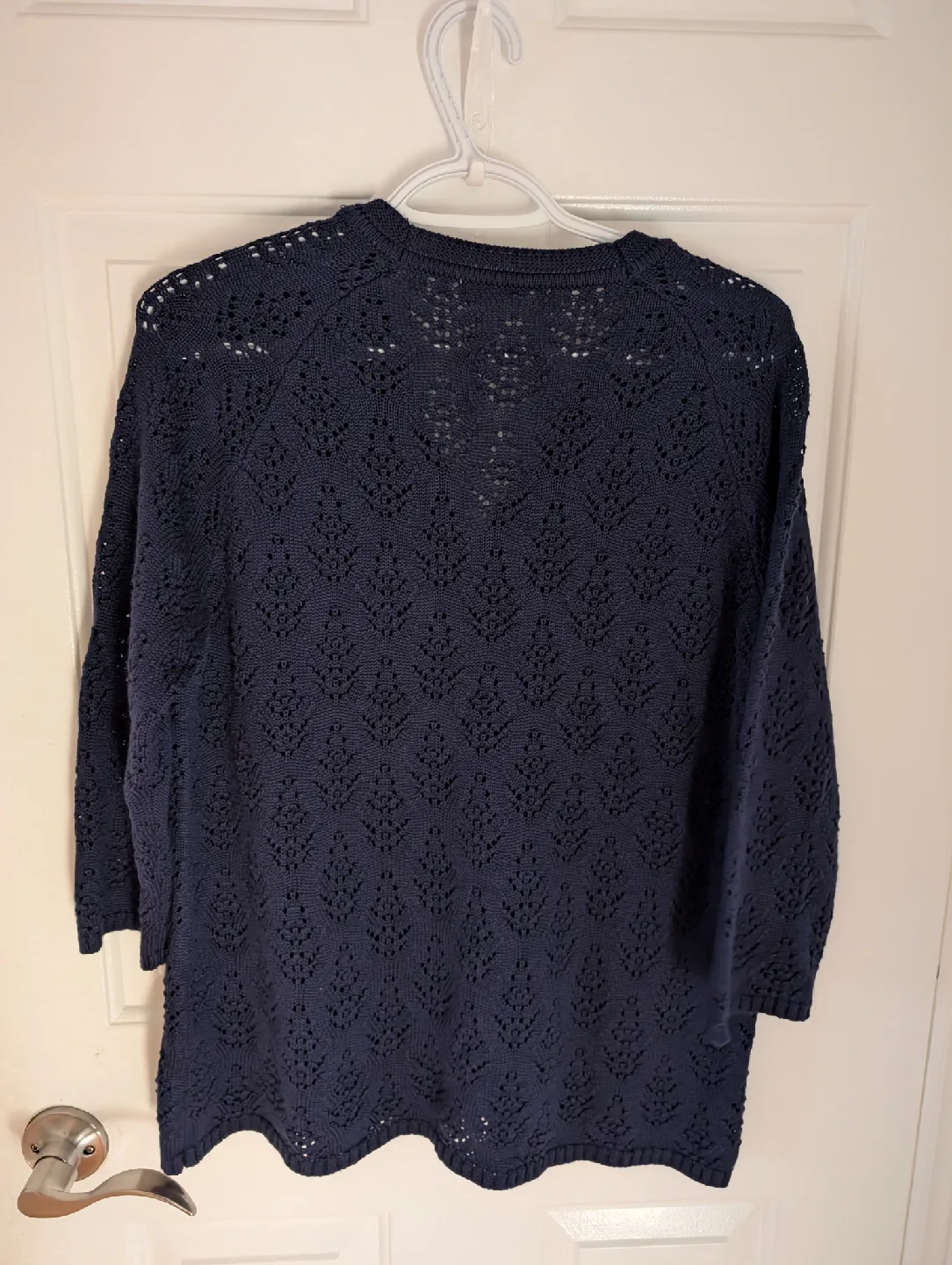 ALIA Navy Blue Cardigan - Size M image indicator(3)