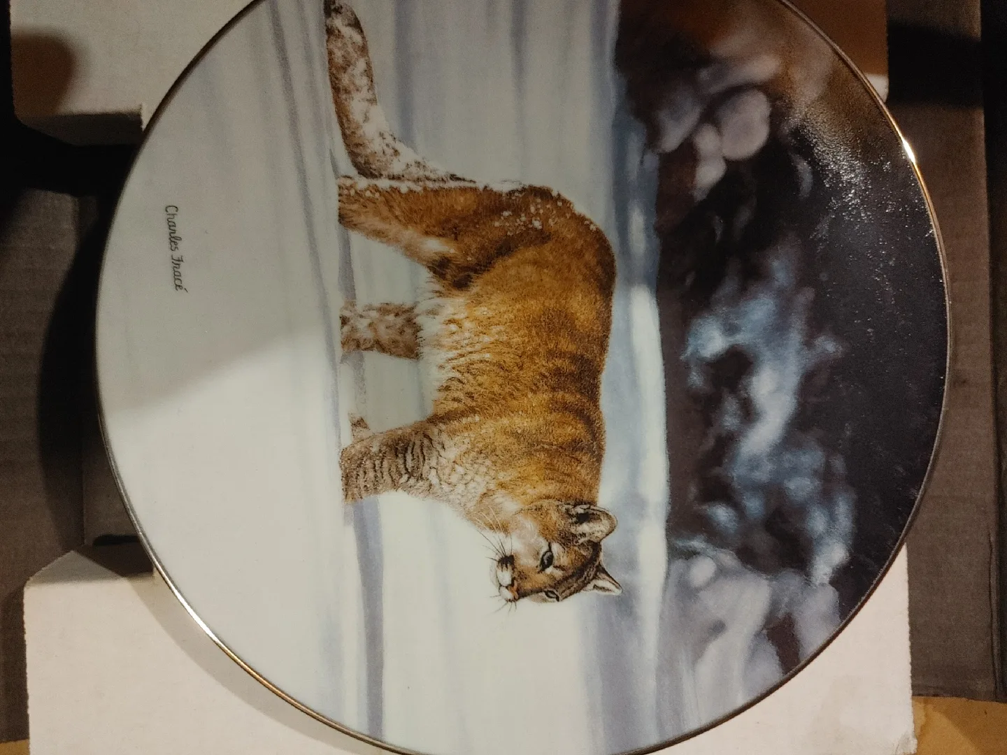 W.S. George Collector Plates - Cougar & Tigers image indicator(4)
