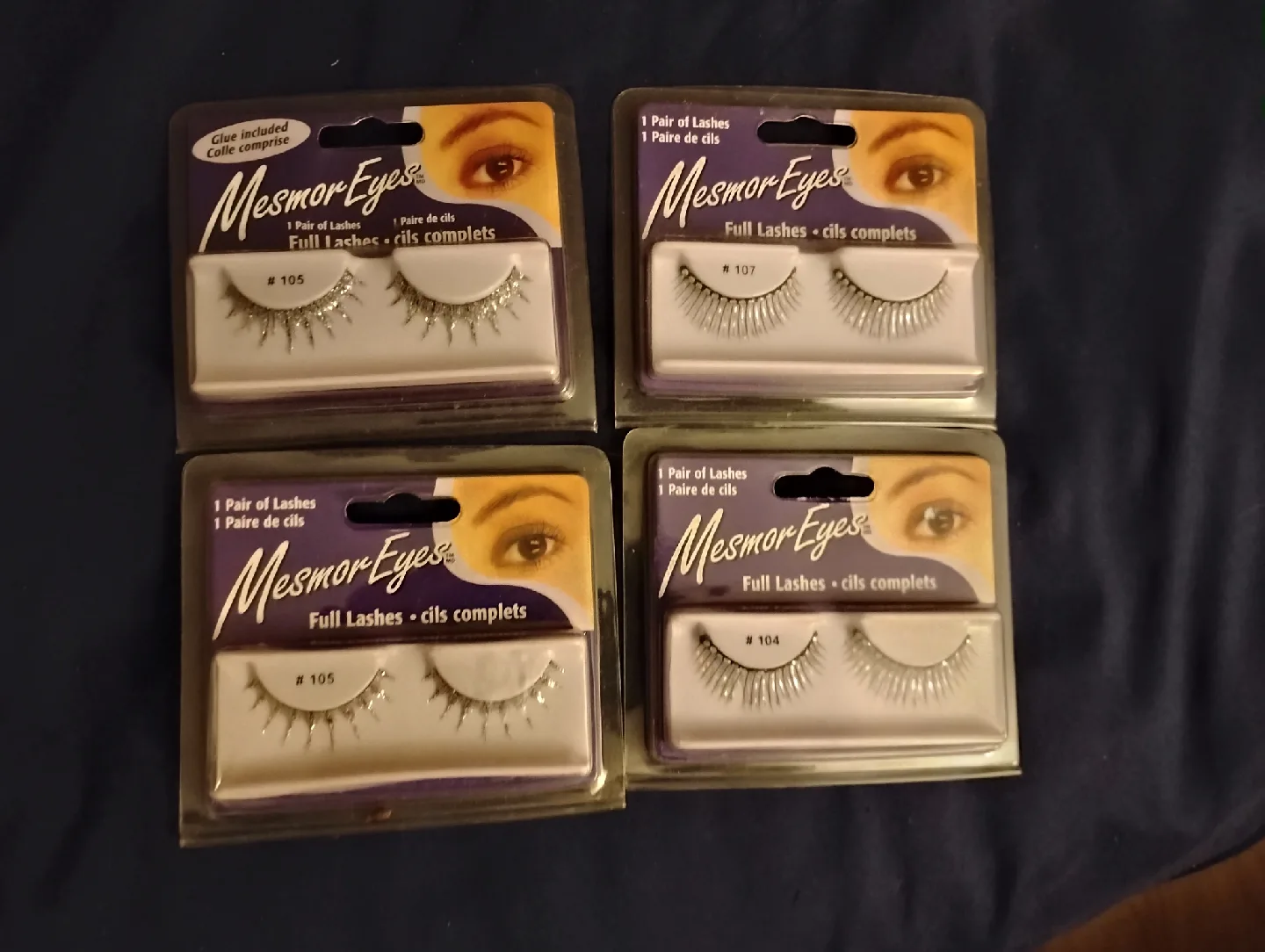NIB! MESMERIZE GLITTER FALSE EYELASHES thumbnail