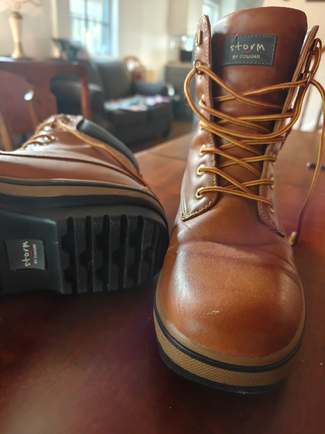 Storm by Cougar Brown Leather Winter Boots image indicator(3)