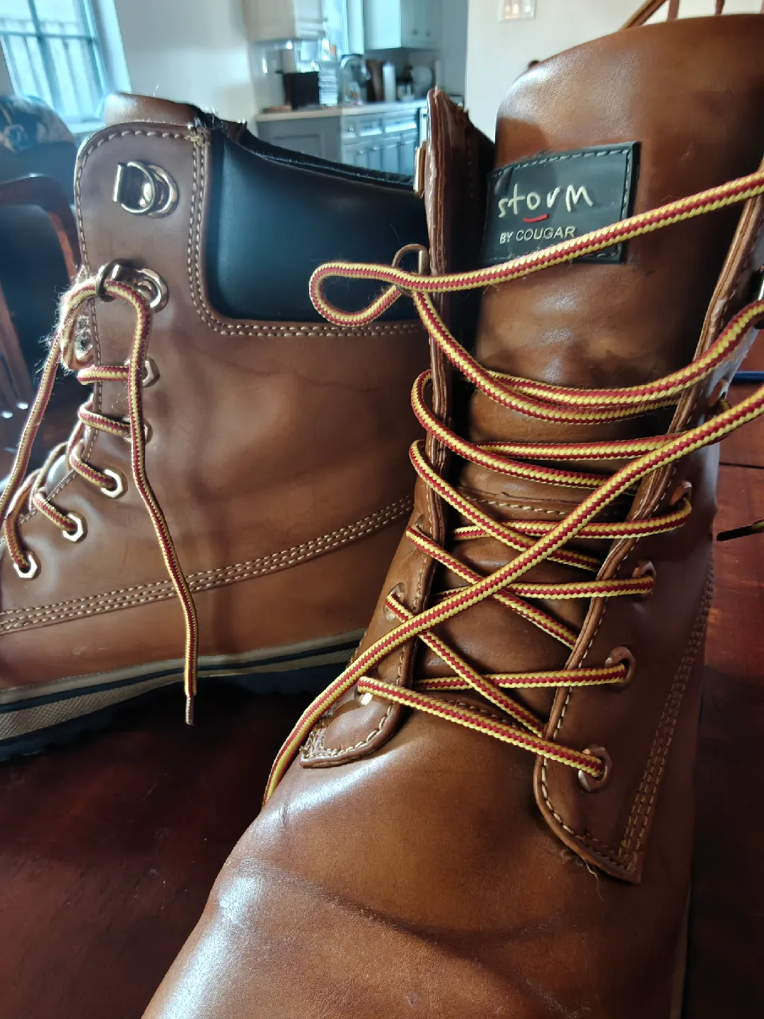 Storm by Cougar Brown Leather Winter Boots image indicator(5)