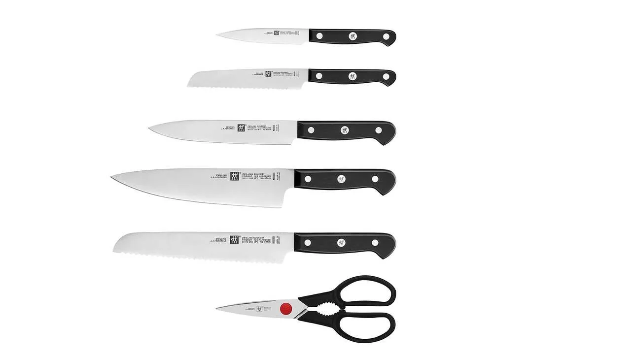 *NEW* Zwilling Gourmet 7-Piece Self Sharpening Knife Block Set image indicator(3)