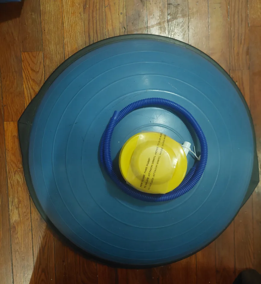 Blue BOSU Balance Trainer with Pump ( large size)