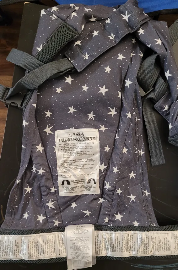 JJ Cole Luma Packable Carrier - Starry Night image indicator(5)