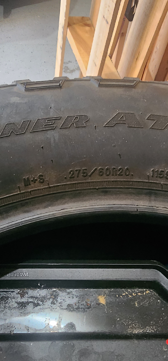 Set of 4 GT Radial NER0 A7 Tires 275/60R20 - photo 3