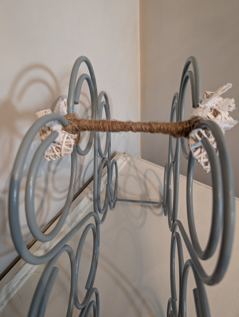 Grey Metal Wine Rack - photo 3