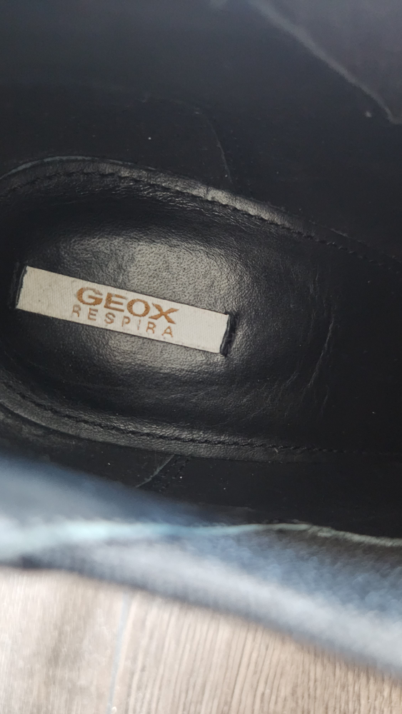 Geox Black Leather Heeled Ankle Boots - photo 3