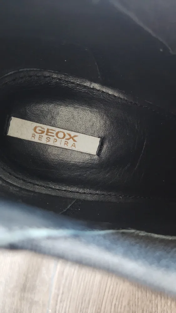 Geox Black Leather Heeled Ankle Boots image indicator(3)